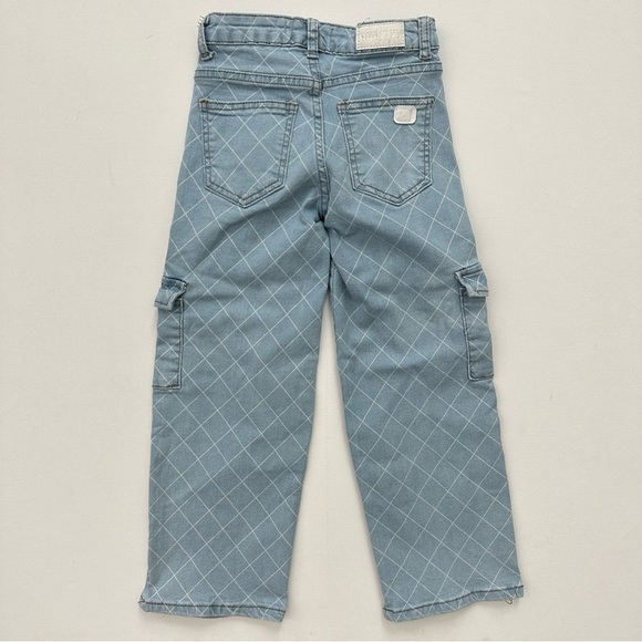 Girls Wide Leg Cargo Jeans Size 7 - Picture 11 of 15